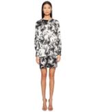 Sonia Rykiel - Palm Print Long Sleeve Dress