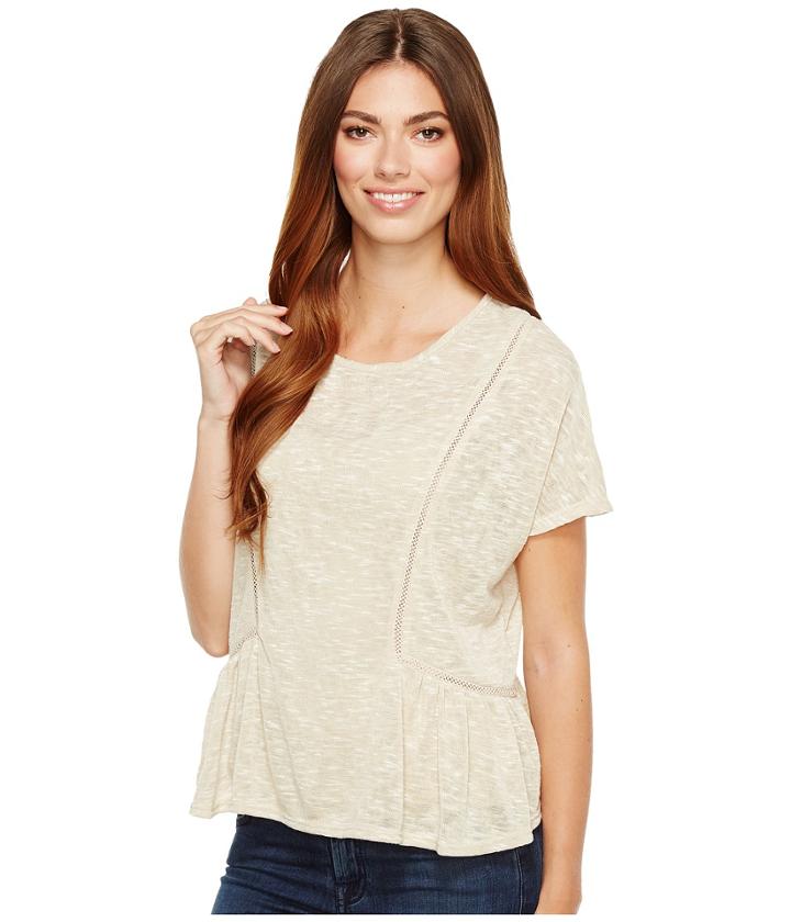 B Collection By Bobeau - Phoenix Oversized Peplum Knit Top