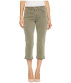 Nydj Petite - Petite Capris W/ Released Hem In Topiary
