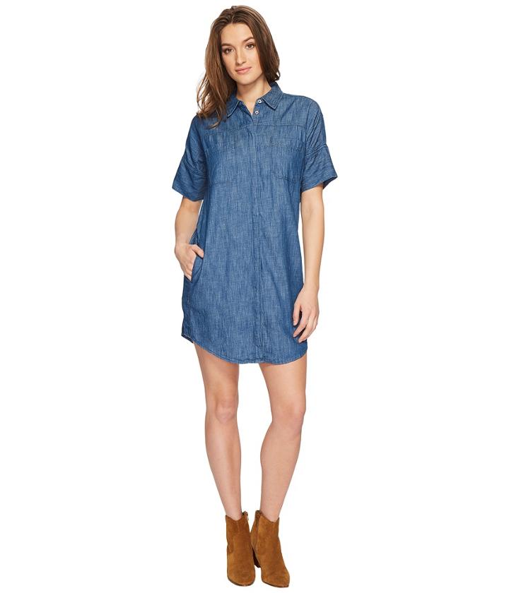 Blank Nyc - Short Sleeve Shirtdress In Fatal Attraction