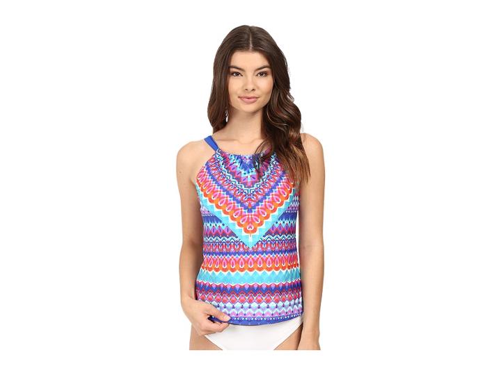 Jantzen - Farah High Neck Over The Shoulder Tankini Top