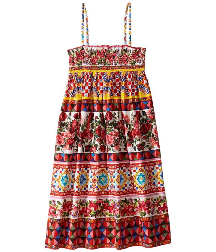 Dolce &amp; Gabbana Kids - Mambo Poplin Dress