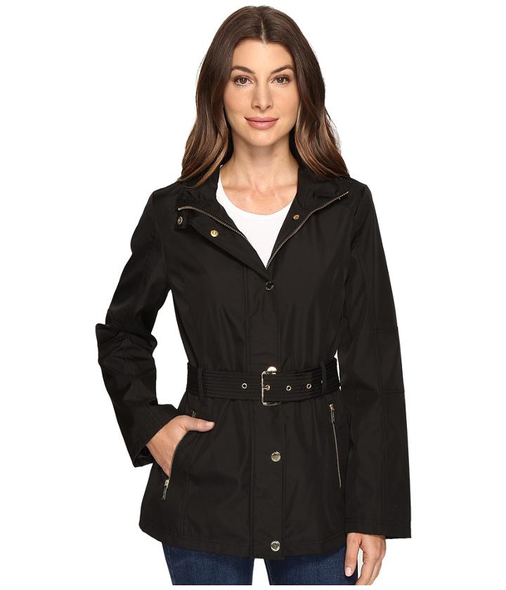 Michael Michael Kors - Belted Snap Front Jacket M322119r74