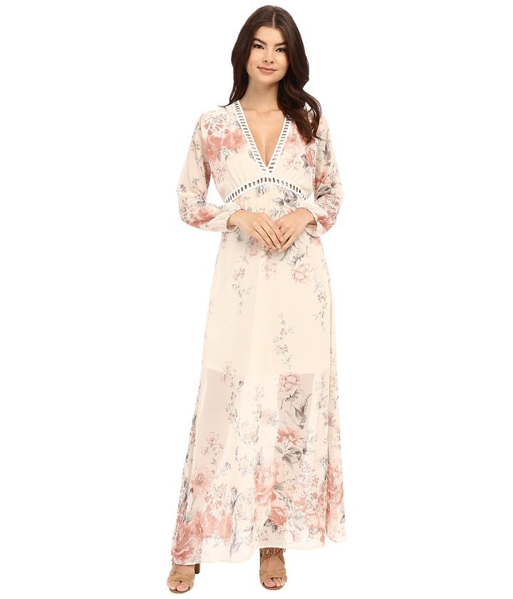 Brigitte Bailey - Isabella V-neck Floral Maxi Dress
