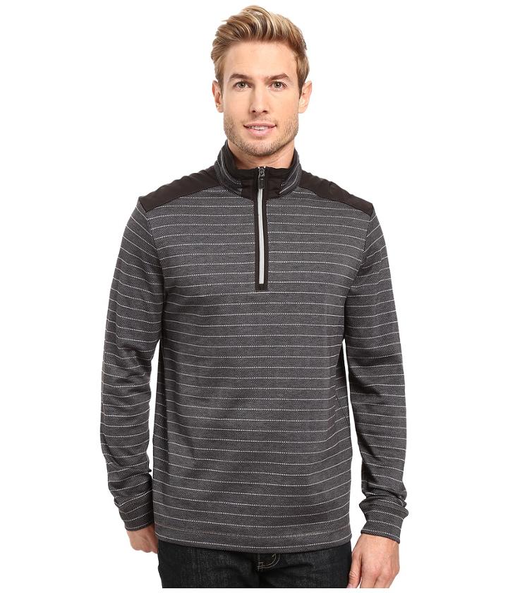 Bugatchi - Gino Long Sleeve 1/4 Zip Knit Shirt