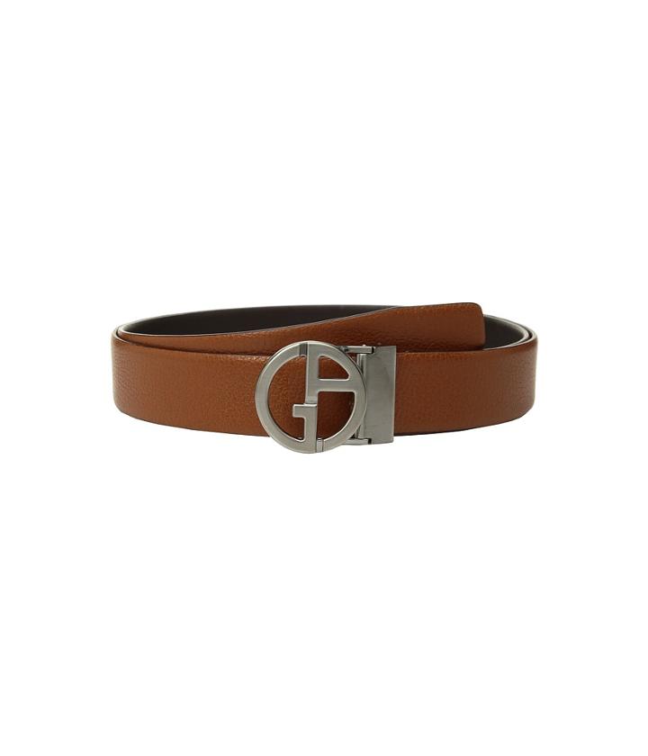 Giorgio Armani - Smooth/grain Reversible Belt