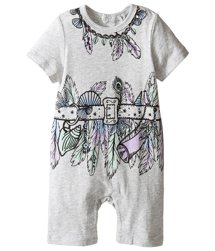 Stella Mccartney Kids - Kit All-in-one With Feather And Belt Graphic