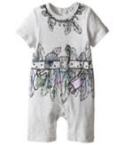 Stella Mccartney Kids - Kit All-in-one With Feather And Belt Graphic