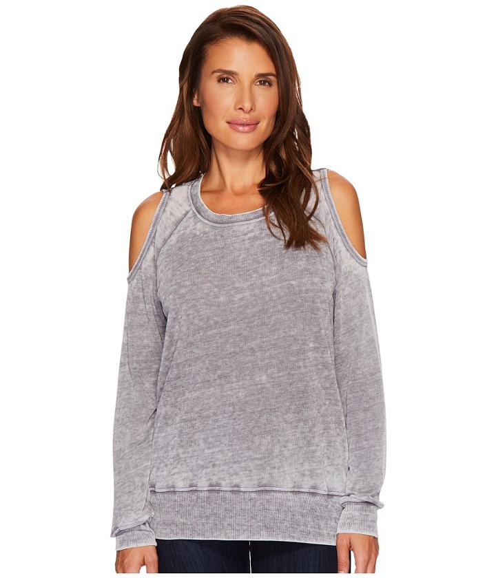 Allen Allen - Sweater Cold Shoulder Top