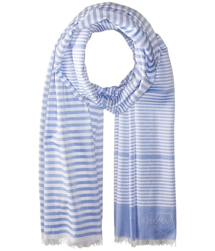 Z Zegna - Striped Scarf