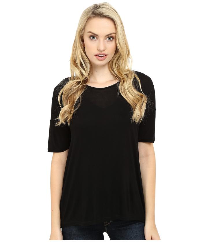 Kensie - Sheer Viscose Tee Top Ks2k3401