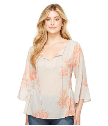Dylan By True Grit - Palms Billowy Blouse