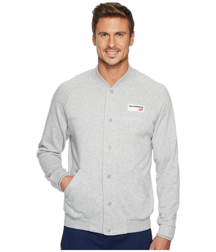 New Balance - Nb Athletics Snap Front Fleece