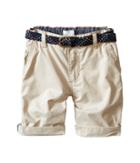 Pumpkin Patch Kids - Turn Up Shorts With Belt