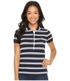Lacoste - Short Sleeve Striped Slim Fit Polo Shirt
