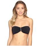 Michael Michael Kors - Villa Del Mar Logo Bar Bandeau Bikini Top