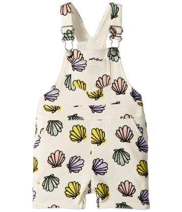 Stella Mccartney Kids - Pookie Seashell Print Short Overalls