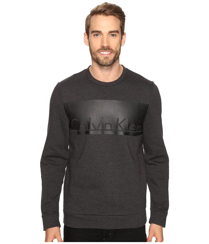 Calvin Klein - Long Sleeve Printed Crew Neck Sweatshirt