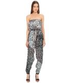 Just Cavalli - Leo Print Silk Jumpsuit