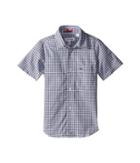 Lacoste Kids - Short Sleeve Gingham Check Woven Shirt