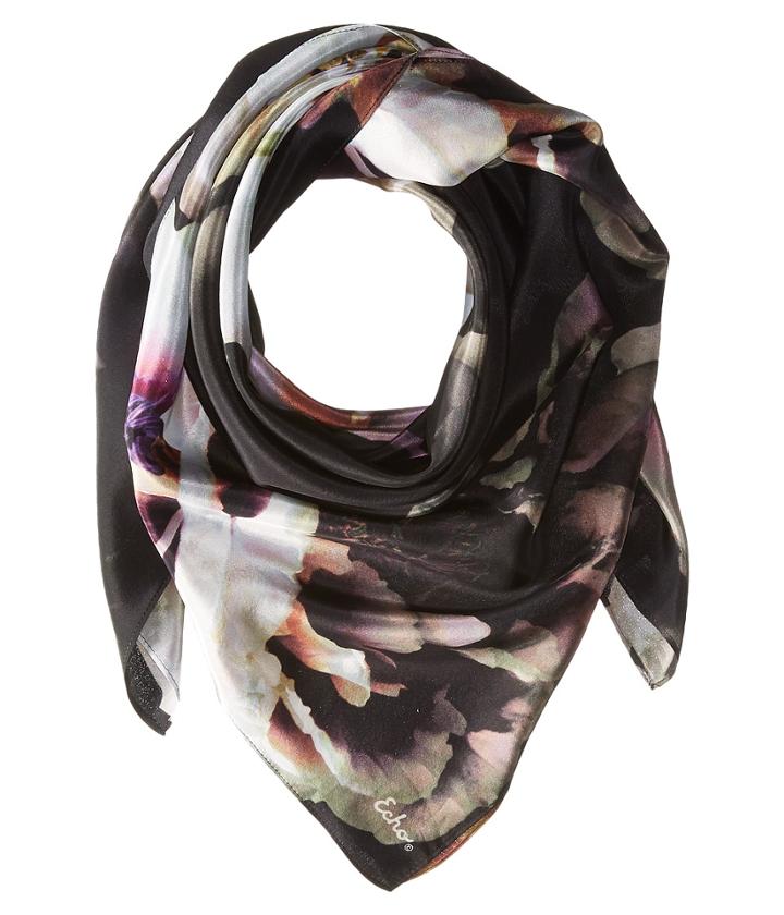 Echo Design - Icy Flora Silk Square