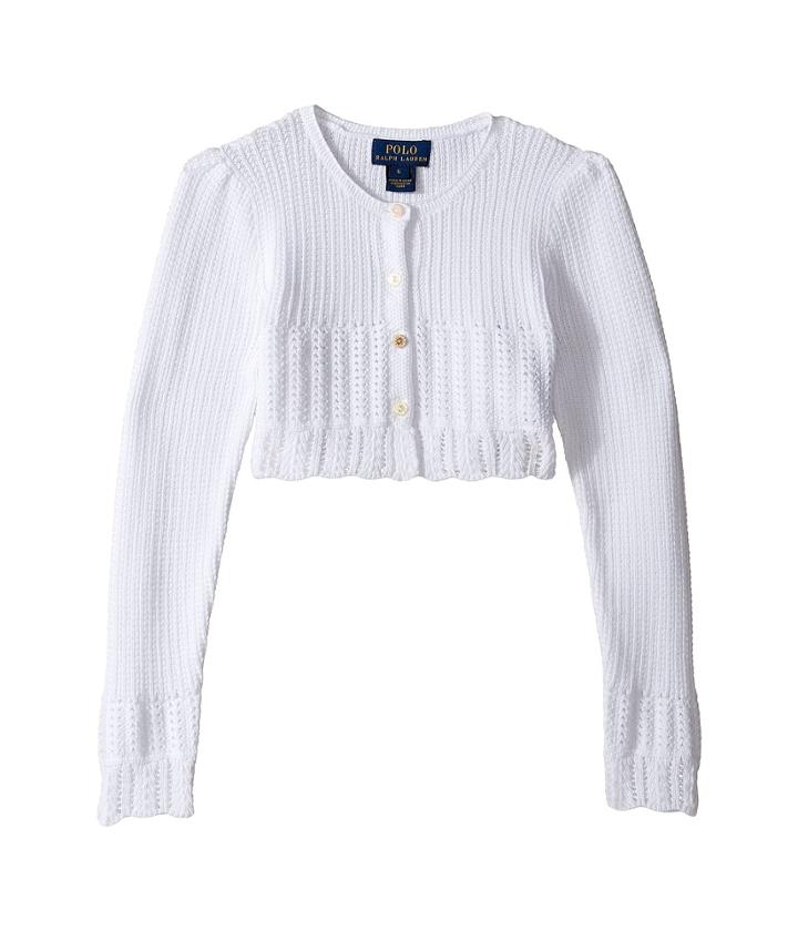 Polo Ralph Lauren Kids - Cotton Blend Sweet Shrug Sweater