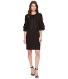 Tahari By Asl - Ruffle Sleeve Jacket Dress Set