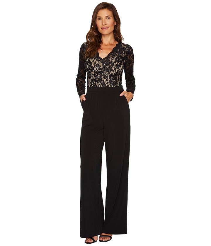 Karen Kane - Ava Contrast Lace Jumpsuit