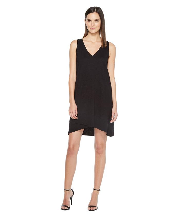 Lilla P - V-neck Rib Trim Dress