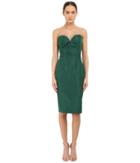 Zac Posen - Strapless Fitted Cocktail Dress
