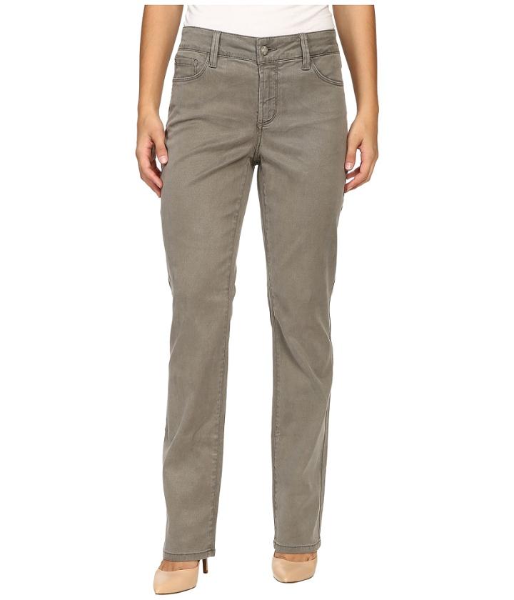 Nydj Petite - Petite Marilyn Straight Jeans In Tabbouleh Chino Twill