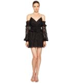 Francesco Scognamiglio - Off Shoulder Strapless Lace Dress