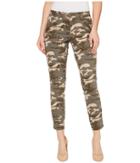 Jag Jeans - Ryan Skinny In Olive Camo Printed Twill With Side Zippers