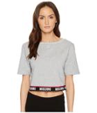 Moschino - Cotton Fleece Short Sleeve Sweatshirt