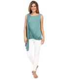 Miraclebody Jeans - Gigi Side Drape Blouse W/ Body-shaping Inner Shell