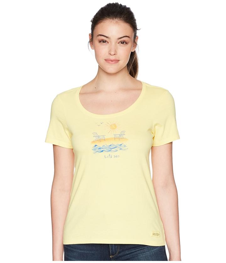 Life Is Good - Let's Sea Crusher Scoop Neck Tee