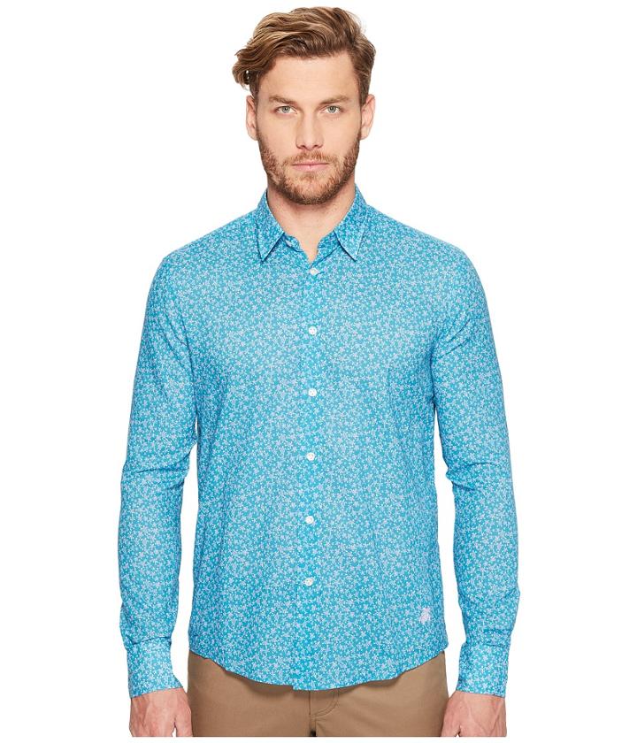 Vilebrequin - Micro Turtles Cotton Voile Button Up