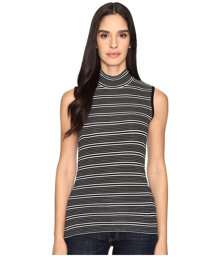 Atm Anthony Thomas Melillo - Engineered Stripe Sleeveless Mock Neck