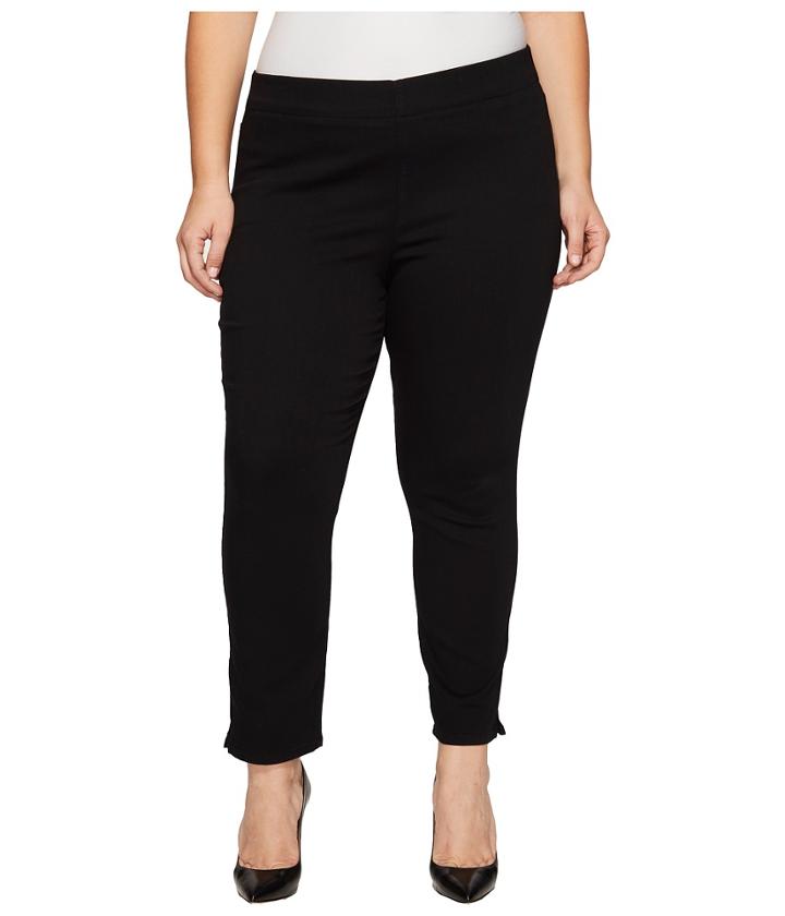 Nydj Plus Size - Plus Size Alina Pull-on Ankle In Black