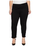 Nydj Plus Size - Plus Size Alina Pull-on Ankle In Black