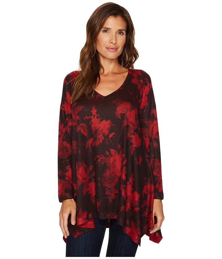 Nally &amp; Millie - Red Print Tunic