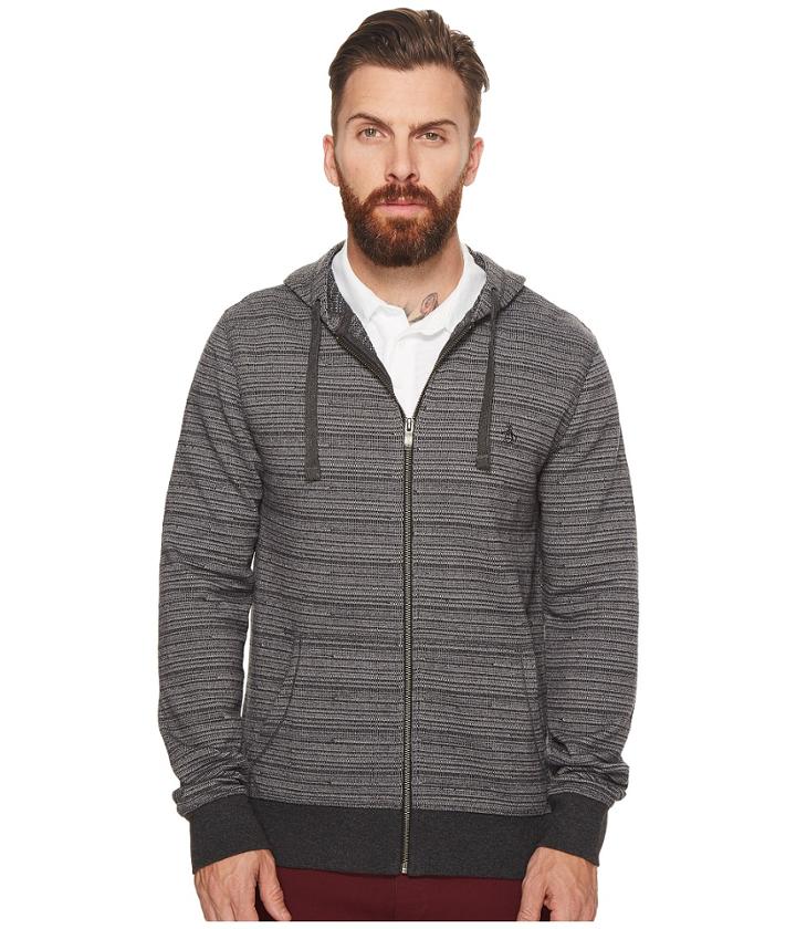 Original Penguin - Long Sleeve Space Dye Heavyweight Hoodie