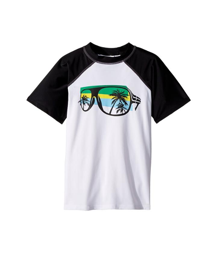 Appaman Kids - Palm Tree And Sunglass Print Rashgaurd