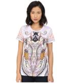 Just Cavalli - Leo Deco Print Cotton T-shirt Relaxed Fit