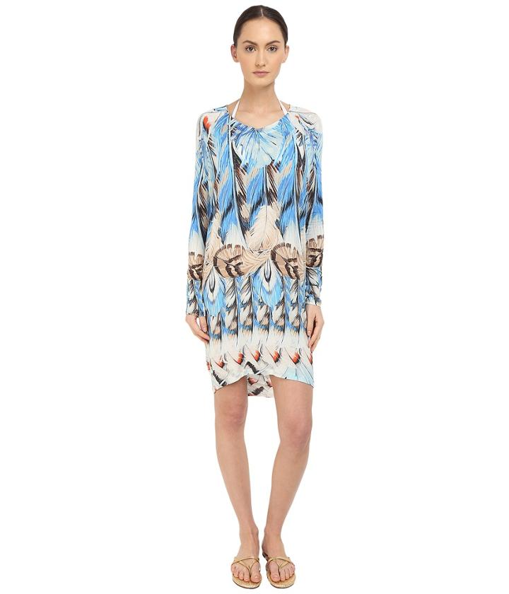 Roberto Cavalli - Maxi Plumes Abito Cover-up