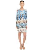 Roberto Cavalli - Maxi Plumes Abito Cover-up