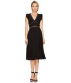 Kate Spade New York - Pleated Stud Crepe Dress