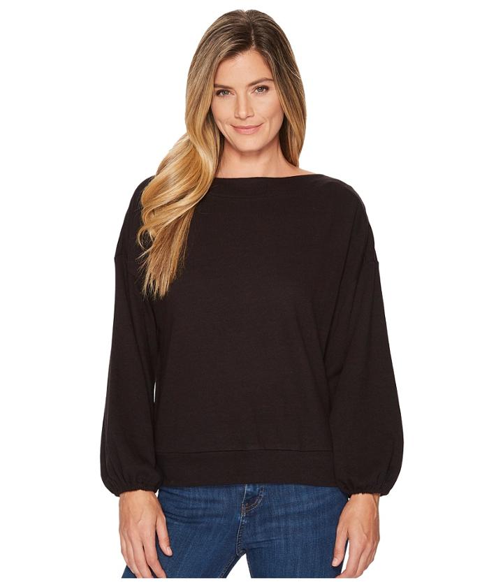 Lanston - Drawstring Sleeve Pullover Top