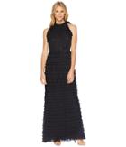 Tahari By Asl - Gown With Ruffled Skirt