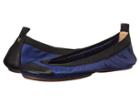 Yosi Samra Samantha Soft Leather Fold Up Flat With Contrast Cap Toe